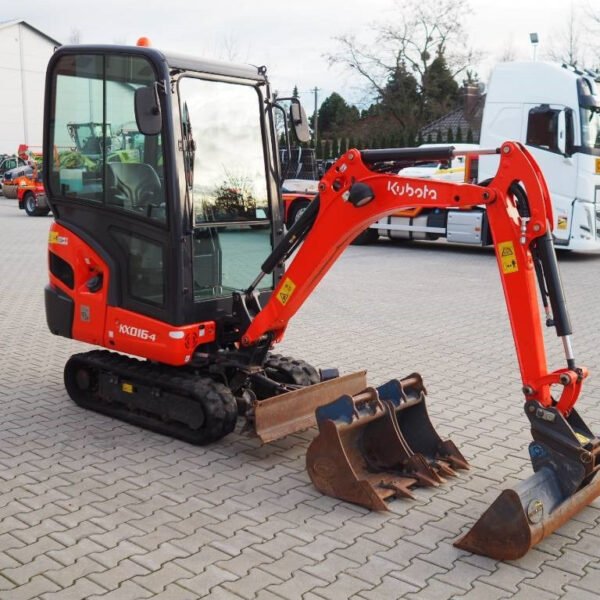 Kubota KX 016-4, 2022 + 3 GODETS