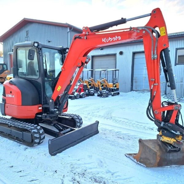 Kubota U36-4 + 3 GODETS