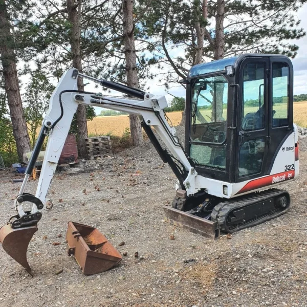 BOBCAT 322G, 1,6T + 3 LÖFFEL