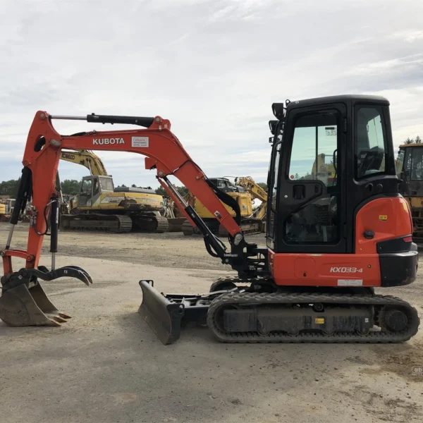 KUBOTA KX033-4, 3,4T + 4 GODETS