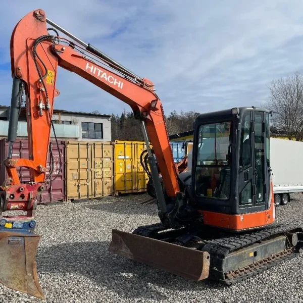 HITACHI ZX 52 U 3, 5,4T + 3 GODETS