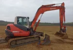 KUBOTA KX080 – 3a, 2013 + 3 LÖFFEL