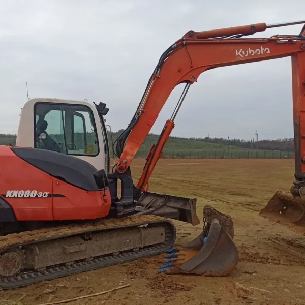 KUBOTA KX080 – 3a, 2013 + 3 GODETS