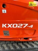 Mini-pelle Kubota KX027-4 – Image 11