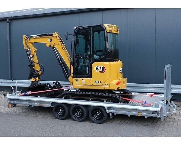 Caterpillar 302.7 CR | Engcon + REMORQUE + 3 GODETS