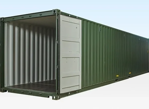 Container Maritime 40 Pieds 1er voyage Vert (RAL 6007)